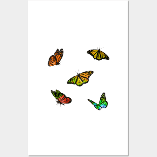 Autumn Butterflies Sticker Pack Posters and Art